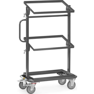 Fetra ESD-Beistellwagen 92910 - offener Rahmen Ladefläche 605 x 405 mm