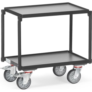 Fetra Etagenroller -2 Etagen mit Rand- Ladefläche 605 x 405 mm