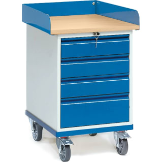 Fetra Rollschrank mit Arbeitsplatte 2446 Ladefläche 520 x 625 mm