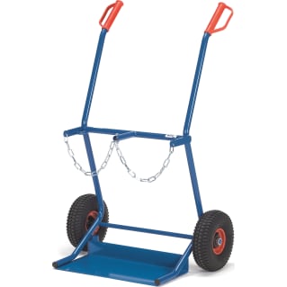 Fetra Stahlflaschenkarre - Kapazität 100 kg - 2 Flaschen à 20 Liter