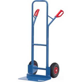 Fetra Stahlrohrkarre - Kapazität 300 kg - breite Schaufel