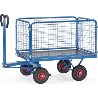 Fetra Handpritschenwagen verschiedene Belastbarkeiten - 600 mm hoch