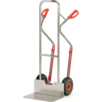 Fetra Alukarre - Kapazität 200 kg - breite Schaufel - Gleitkufen