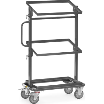 Fetra ESD-Beistellwagen 92910 - offener Rahmen Ladefläche 605 x 405 mm