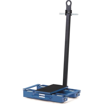 Fetra Fahrwerk, lenkbar 6958 Tragplatte 400 x 220 mm, 12 to.