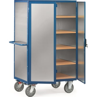 Fetra Kastenwagen mit ALU-Wänden - Kapazität 750 kg - Riegelverschluss