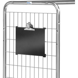 Fetra Kennzeichnungstafel 330 mm breit Zubehör für Kommissionierwagen 28er Serie
