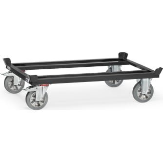 Fetra Paletten-Fahrgestell 22811/7016 für Gitterboxen und Flachpaletten