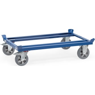 Fetra Paletten-Fahrgestell mit Elastic-Vollgummi-Bereifung Kapazität 1200 kg