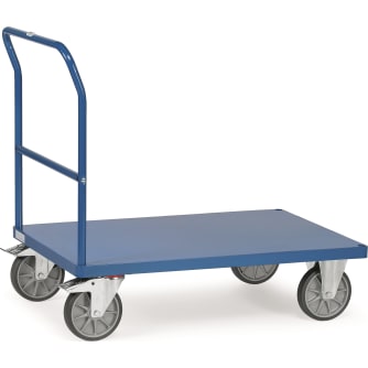 Fetra Schiebebügelwagen mit Blechplattform - Kapazität 600 kg
