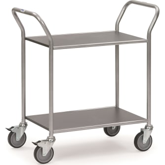 Fetra Servierwagen 5042 Ladefläche 665 x 450 mm - weißaluminium -