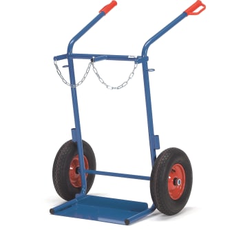Fetra Stahlflaschenkarre - Kapazität 100 kg - 2 Flaschen à 40-50 Liter