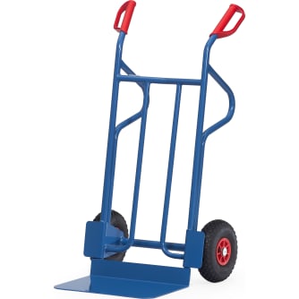 Fetra Stahlrohrkarre - Kapazität 350 kg - breite Schaufel
