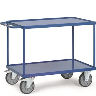 Fetra Tischwagen mit Stahlblech-Wannen - Kapazität 600kg