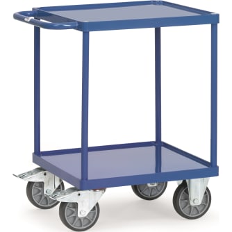 Fetra Tischwagen 2496W mit Stahlblech-Wannen Ladefläche 600 x 600 mm