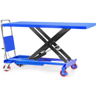 Scheren-Hubtischwagen XLARGE mit großer Plattform 1600x800mm