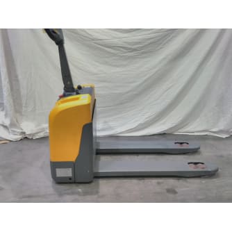 B-Ware: Elektrischer Hubwagen für Europalette 1500 kg (1150 mm) Gelb