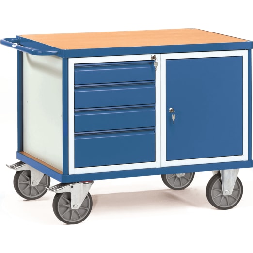 Fetra Tischwagen 2476 Mit Schrank Schubladen