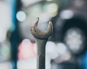 Schraubenschlüssel für Hubwagenwartung