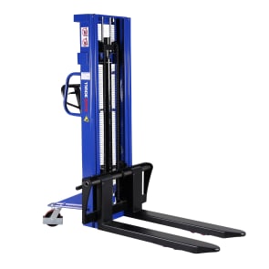 Hochhubwagen 2,5 m / 2500 mm Tragkraft 1 t / 1000 kg Freihub verschiebbare Gabeln