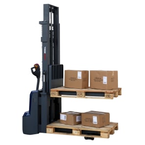 Elektrischer ECO Hochhubwagen 3000 mm / 3,0 m Tragkraft 1200 kg / 1,2 t mit Initialhub