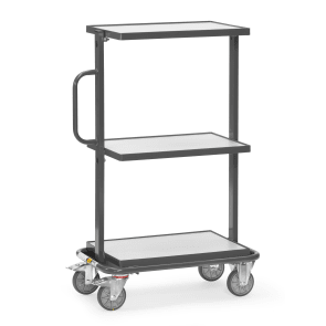 Fetra ESD-Beistellwagen 92901 - mit Böden Ladefläche 605 x 405 mm