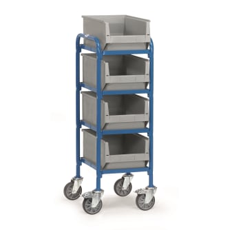 Fetra Beistellwagen 32921 - mit Kästen Ladefläche 320 x 470 mm