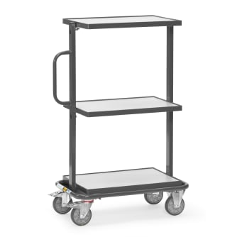 Fetra ESD-Beistellwagen 92901 - mit Böden Ladefläche 605 x 405 mm