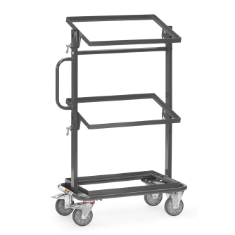 Fetra ESD-Beistellwagen 92910 - offener Rahmen Ladefläche 605 x 405 mm