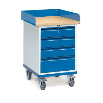 Fetra Rollschrank mit Arbeitsplatte 2446 Ladefläche 520 x 625 mm