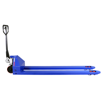 Hubwagen lang | für 3500 kg | Gabellänge 1500 mm | blau
