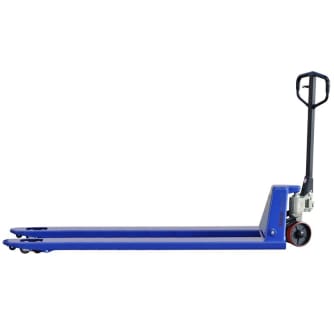 Hubwagen lang für 2000 kg | Gabellänge 2000 mm blau