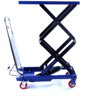 Hubtischwagen Doppelschere - Scherenhubtisch - Tragkraft 150 kg - Hubhöhe 1100 mm