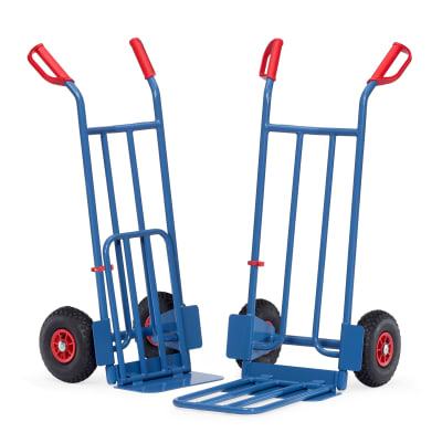 Sackkarre mit klappbarer Schaufel