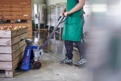 technische zeichnung hochhubwagen