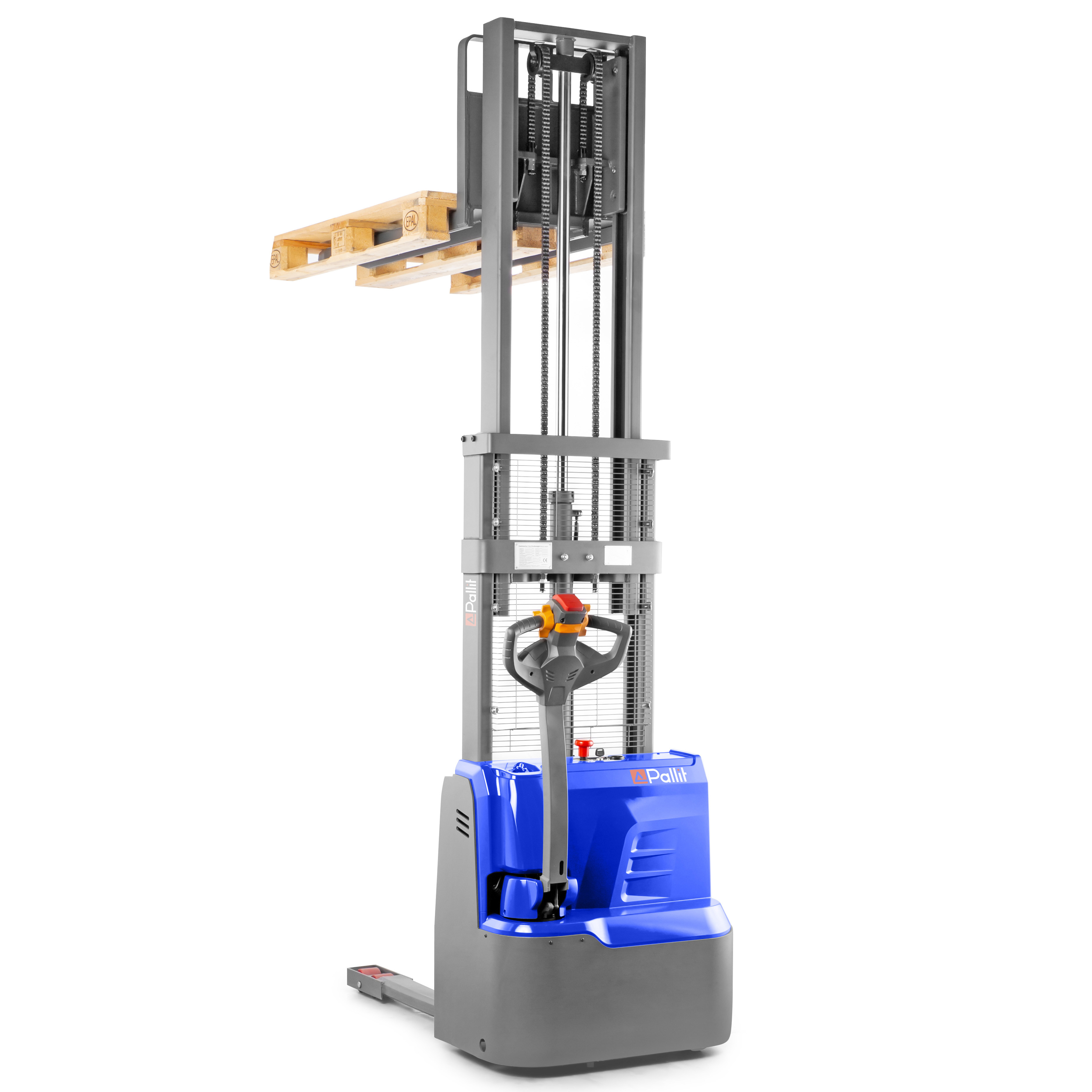 Pallit Elektro Hochhubwagen SMART-S | 3300 mm | 1000 kg | 105 Ah Gel Batterie - Bild 7 von 12