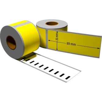 Label farbig komp. zu Dymo 99012 36x89 mm 260Stk.