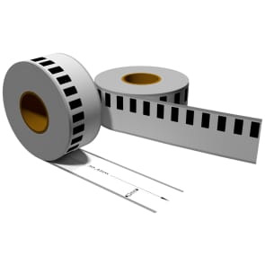 Label kompat. zu Brother DK22214 12mm x 30,48m mit 1x wiederverwendbarer Wechselhalterung