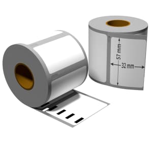 1x label compatible with the Dymo 11354 57 x 32 mm 1000 labels per roll
