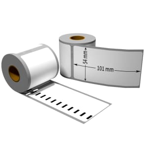 1x label compatible with the Dymo 99014 54 x 101 mm 220 labels per roll