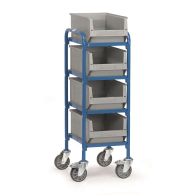 Fetra Beistellwagen 32921 - mit Kästen Ladefläche 320 x 470 mm