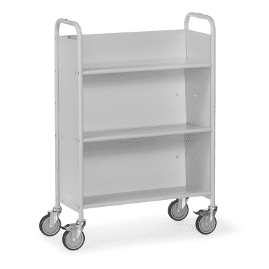 Fetra Bürowagen mit geneigten Böden 4891 Ladefläche 770 x 320 mm - grau -