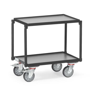 Fetra Etagenroller -2 Etagen mit Rand- Ladefläche 605 x 405 mm