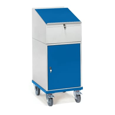 Fetra Rollschrank mit Schreibpult 2448 (Unterbau Stahlschrank)