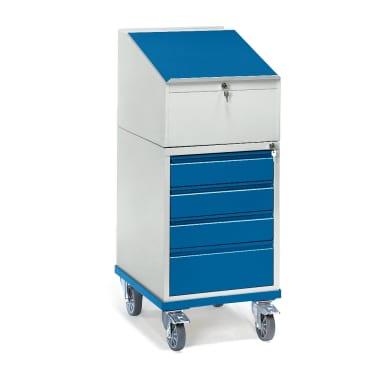 Fetra Rollschrank mit Schreibpult 2449 (Unterbau Schubladenschrank)