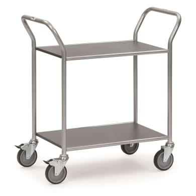 Fetra Servierwagen 5042 Ladefläche 665 x 450 mm - weißaluminium -