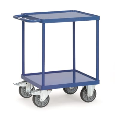 Fetra Tischwagen 2496W mit Stahlblech-Wannen Ladefläche 600 x 600 mm