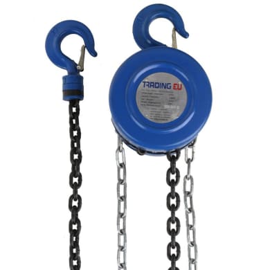 Paranco carrucola argano 1000 kg / 1 t - 2500 mm / 250 cm - forma rotonda
