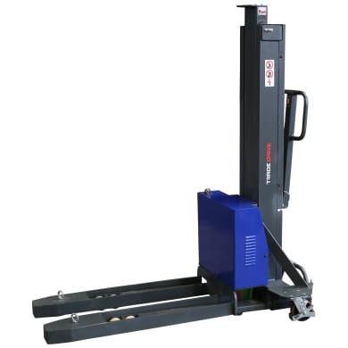 Selbstverladender Mitnahmestapler elektrisch 1,3 m / 1300 mm Tragkraft 0,5 t / 500 kg