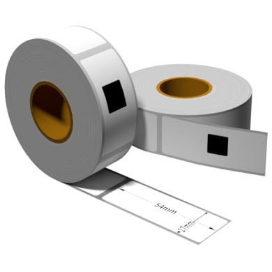 Label für Brother DK11204 17 x 54 mm 400 Label mit wiederverwendbarer Wechselhalterung